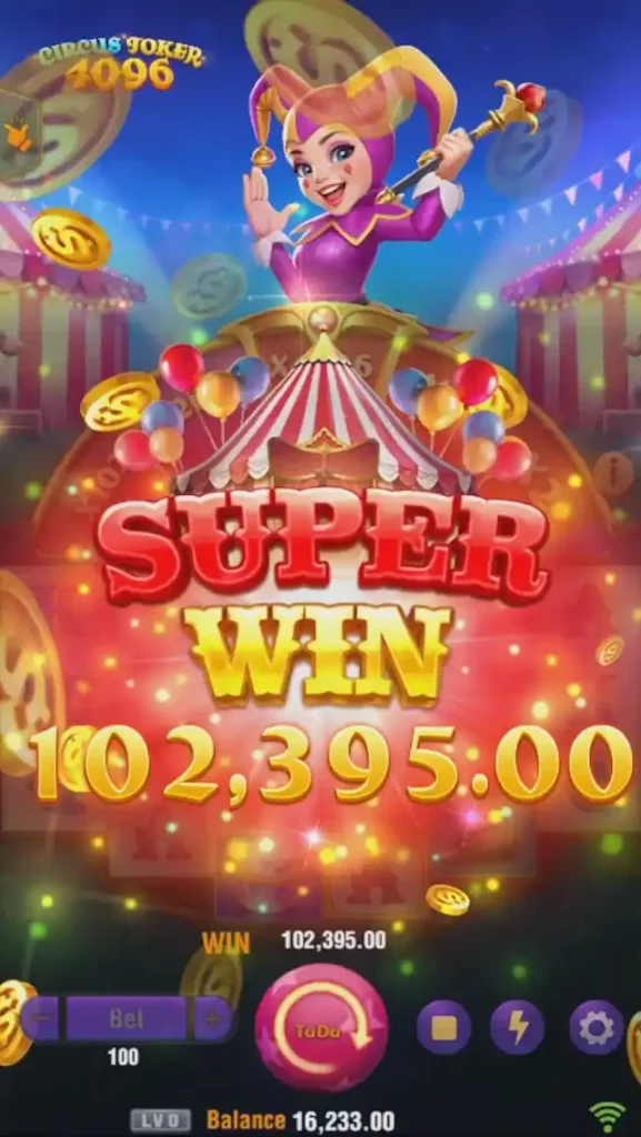 Circus Joker 4096-super win