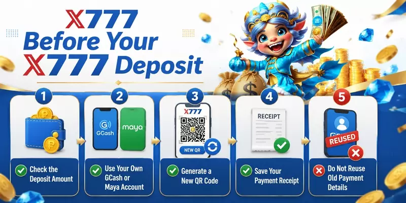 Before Making Your First X777 Deposit